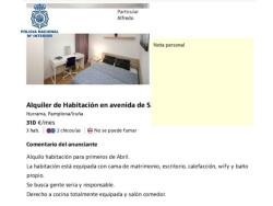 Detenido en Pamplona por estafar 70.000 euros a m&aacute;s de 125 personas, algunas en Cantabria