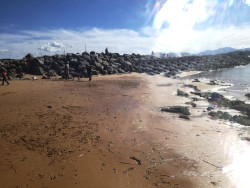 Las playas de la escollera