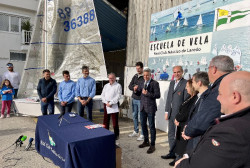 Pablo Zuloaga inaugura en  Laredo el Campeonato de Espa&ntilde;a de Vaurien que durara hasta el domingo