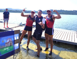 Rodrigo Conde y Caetano Horta se cuelgan la plata en doble scull en el Europeo de remo
