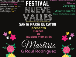 Segunda edici&oacute;n del Festival "Nueve Valles"