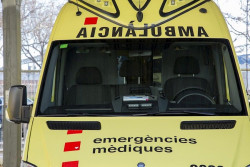 Una decena de heridos en un accidente de tren en Matar&oacute; (Barcelona)